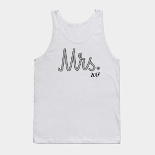 Mrs. Bride 2017 Wedding Gift Rope Tank Top